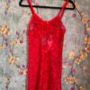 Babydoll encaje rojo