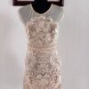 1000413006 Vestido Encaje Nude