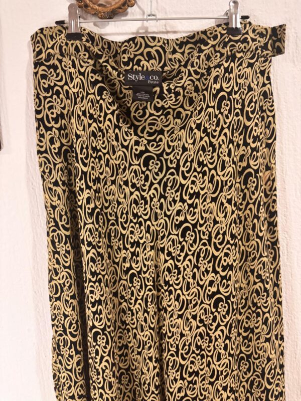 1000414098 Falda Midi Estampado Barroco